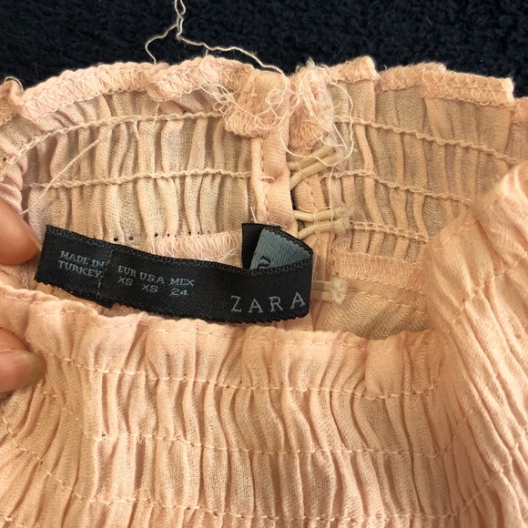 Pastel Pink Zara Top XS - Picture 2 of 5